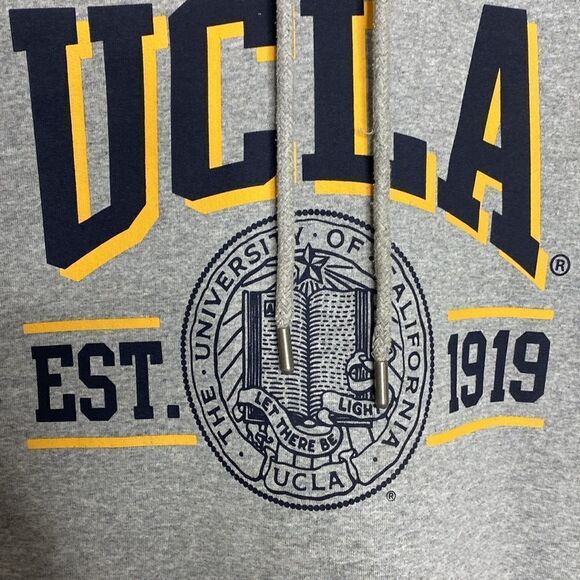 UCLA by Pull & Bear Men’s Gray Hoodie Size M - Picture 3 of 5